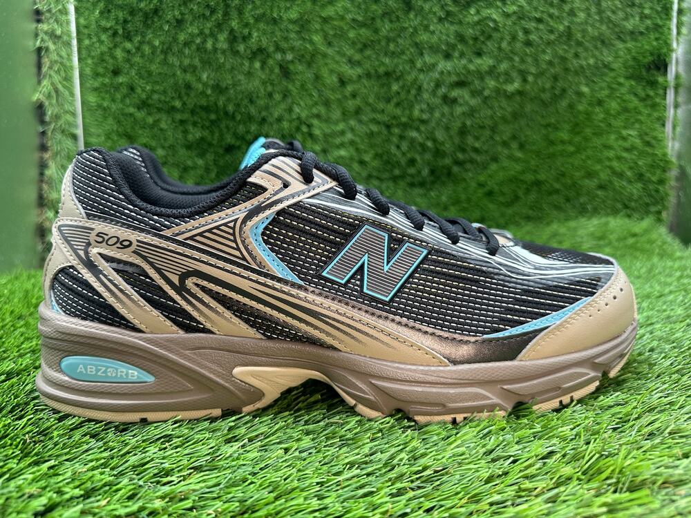 New Balance 509 U509E36B Athletic Sneaker Men's 10 Brown Mesh Running Training